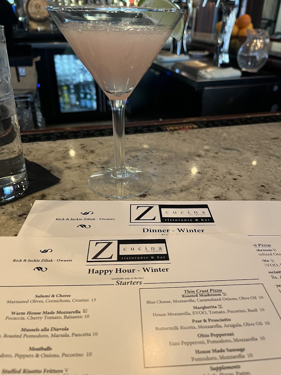 Menu Z Cucina Di Spirito Dublin-8